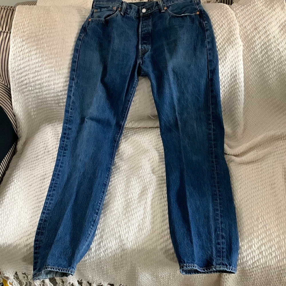 Levi Strauss & Co. 501 36x34 Blue Button Fly